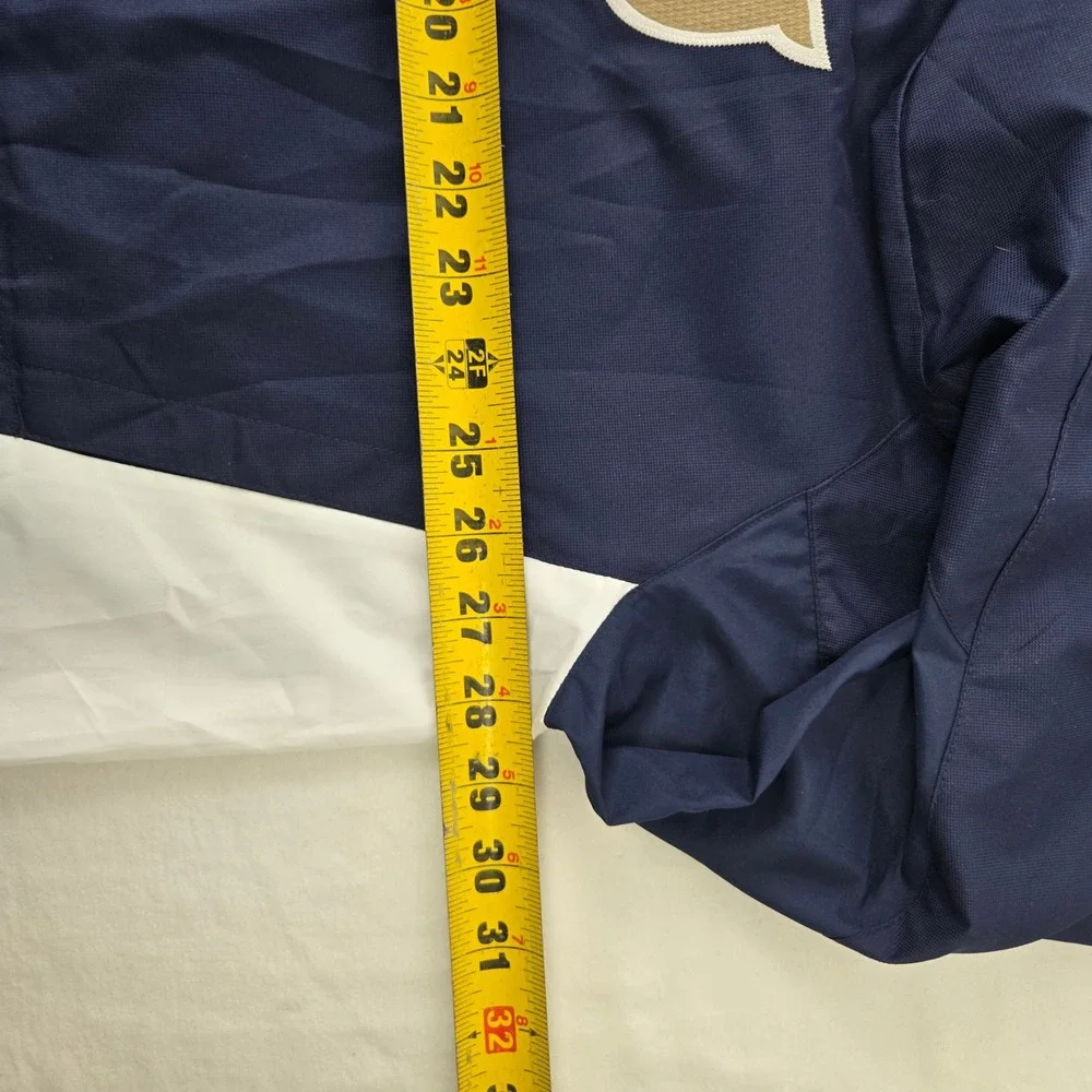 Majestic MLB San Diego Padres Authentic Cool Base Zip Warmup Jacket 2XL Pullover - Picture 10 of 11
